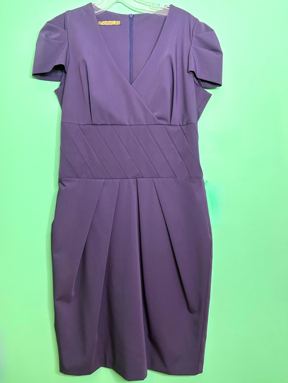 Miss Perrletti Elegant Fashion Purple Dress - Picture 6 of 16